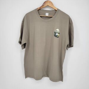 Resist shirt Mens XL Protect Our National Parks Smokey Bear Tan Short Sleeve Tee